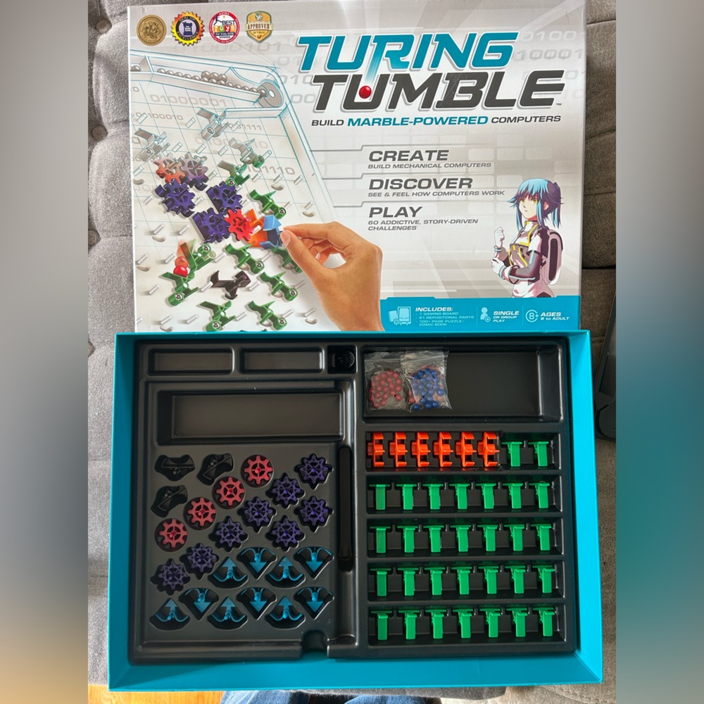 Turing Tumble Marble-Powered Computer Building - STEM Toy Engineering Kit